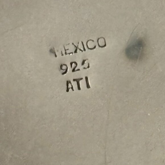 ATI 925 Made in Mexico Large Turquoise Pendant - Picture 8 of 12